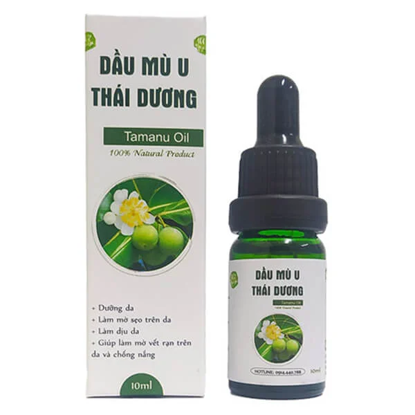 Dầu mù u Thái Dương 10ml