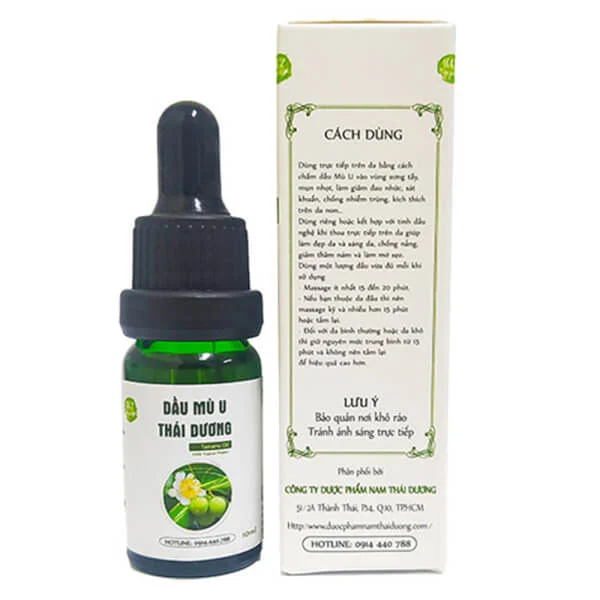 Dầu mù u Thái Dương 10ml
