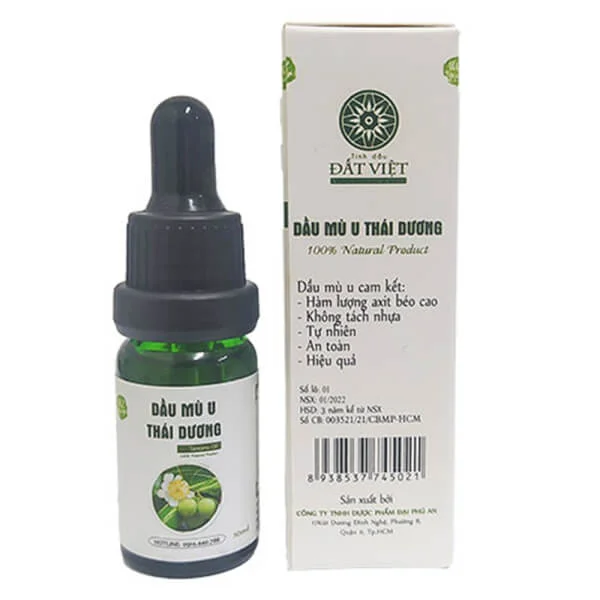 Dầu mù u Thái Dương 10ml