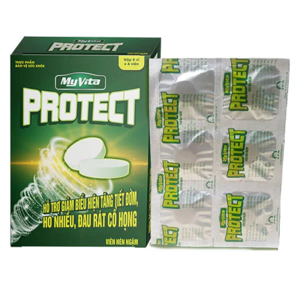 Viên ngậm ho cảm My Vita Protect