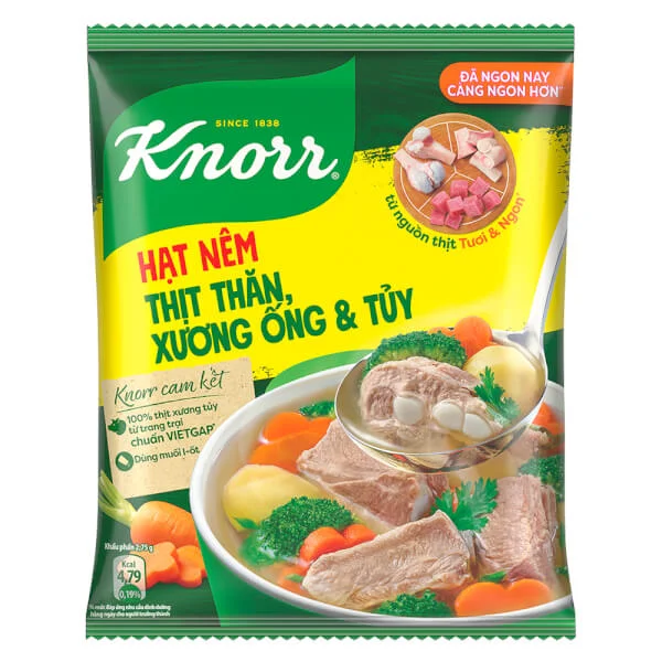 KNORR HẠT NÊM TỪ THỊT 900g/8 gói