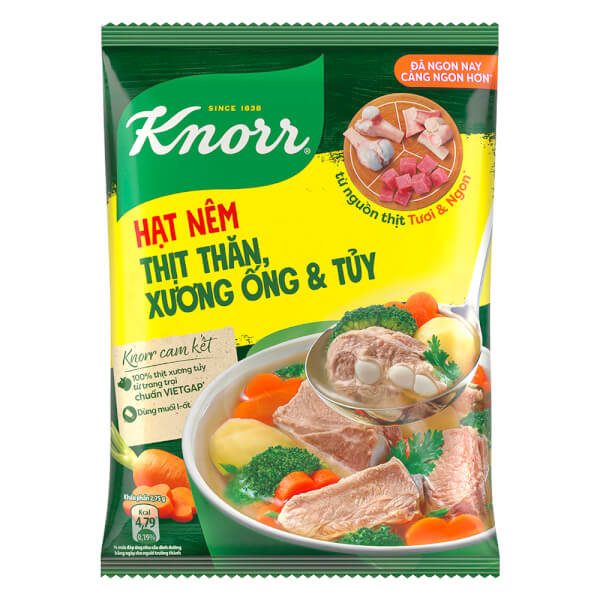 KNORR hạt nêm từ thịt 400g/16 gói