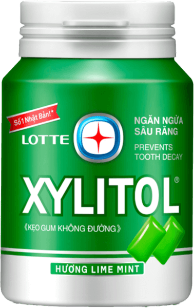 Kẹo Gum Xylitol LimeMint 63.8g