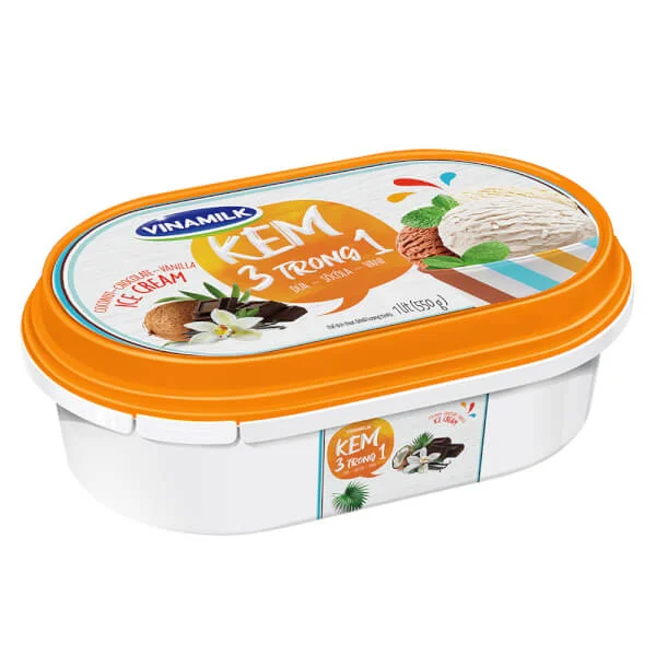 Kem Dừa- Sôcôla-Vani Vinamilk 1L
