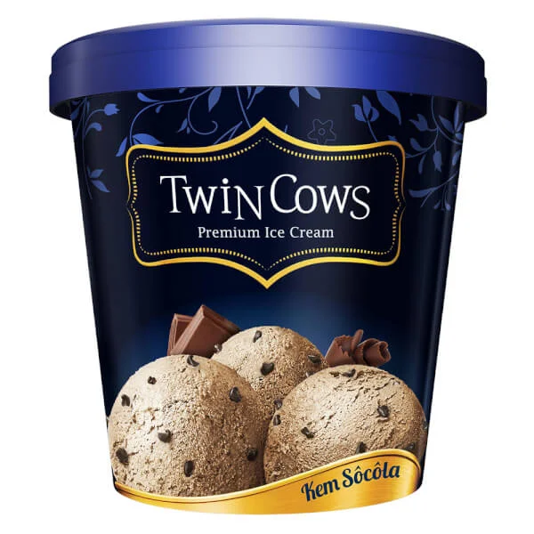 Kem Sôcôla Twin Cows Vinamilk 450ml