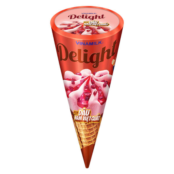 Kem Ốc Quế Dâu Nam Việt Quất Delight 110ml