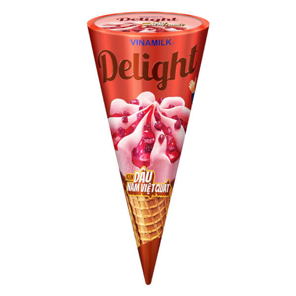 Kem Ốc Quế Dâu Nam Việt Quất Delight 110ml