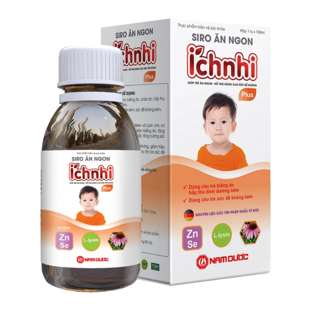 Siro Ăn ngon ích nhi Plus (Lọ 100ml)