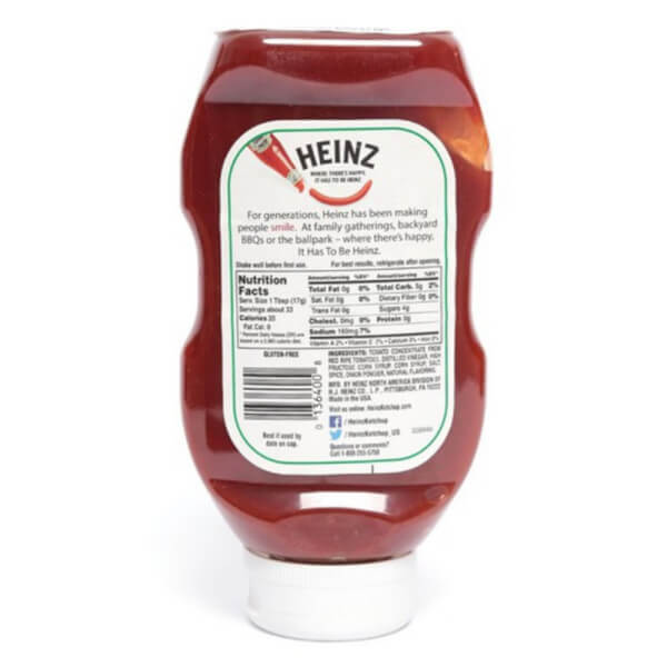 Tương cà chua úp ngược Heinz 567g