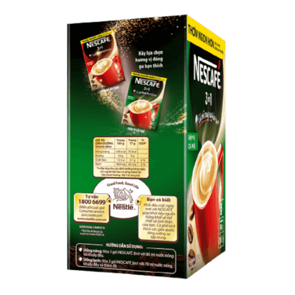 NESCAFE 3in1 Đậm vị Cà phê hộp 20x17g