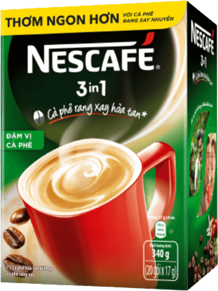NESCAFE 3in1 Đậm vị Cà phê hộp 20x17g
