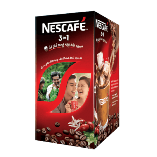 NESCAFE 3in1 Đậm đà Hài hòa hộp 20x17g