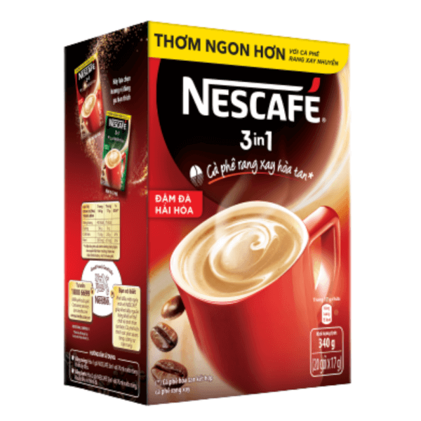 NESCAFE 3in1 Đậm đà Hài hòa hộp 20x17g