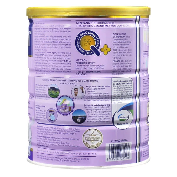 Sữa bầu Anmum vị vanilla (800g)