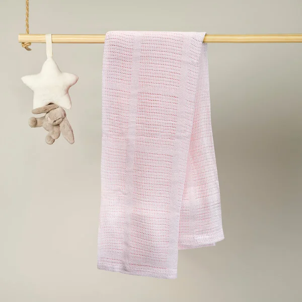 Chăn lưới sợi tre Animo B2203_BR001 (70x90cm,Hồng cam)