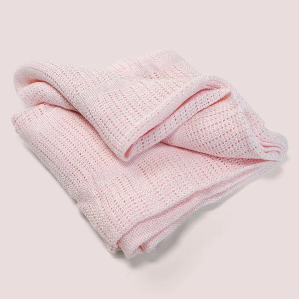 Chăn lưới sợi tre Animo B2203_BR001 (70x90cm,Hồng cam)