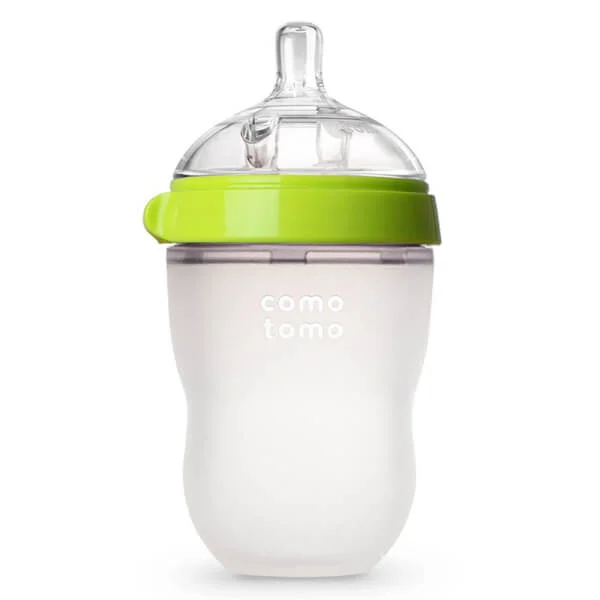 Bình sữa silicone Comotomo 250ml - Xanh