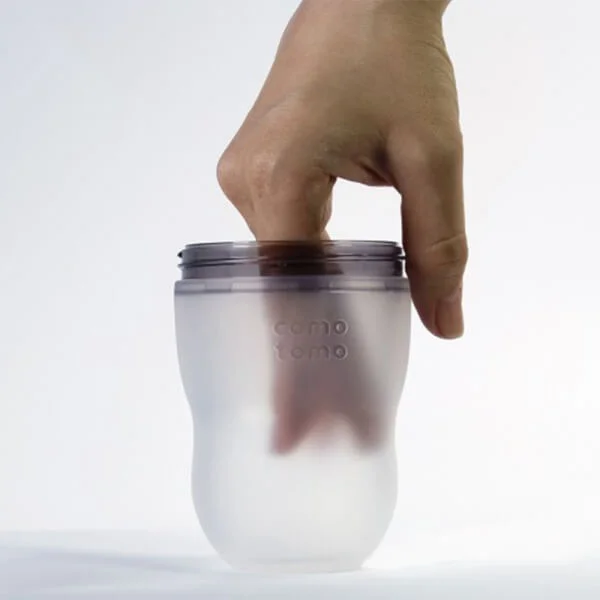 Bình sữa silicone Comotomo 250ml - Xanh