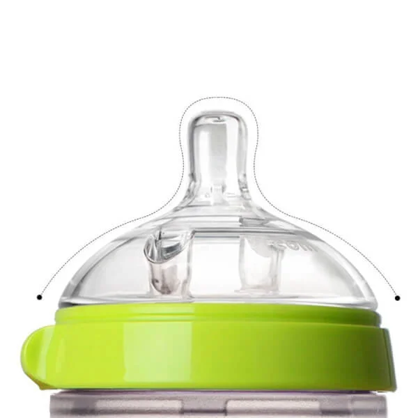 Bình sữa silicone Comotomo 250ml - Xanh
