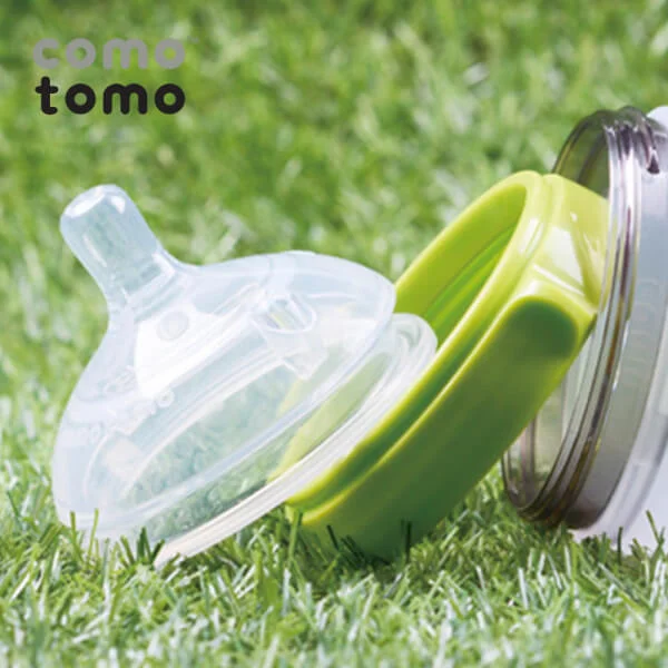 Bình sữa silicone Comotomo 250ml - Xanh