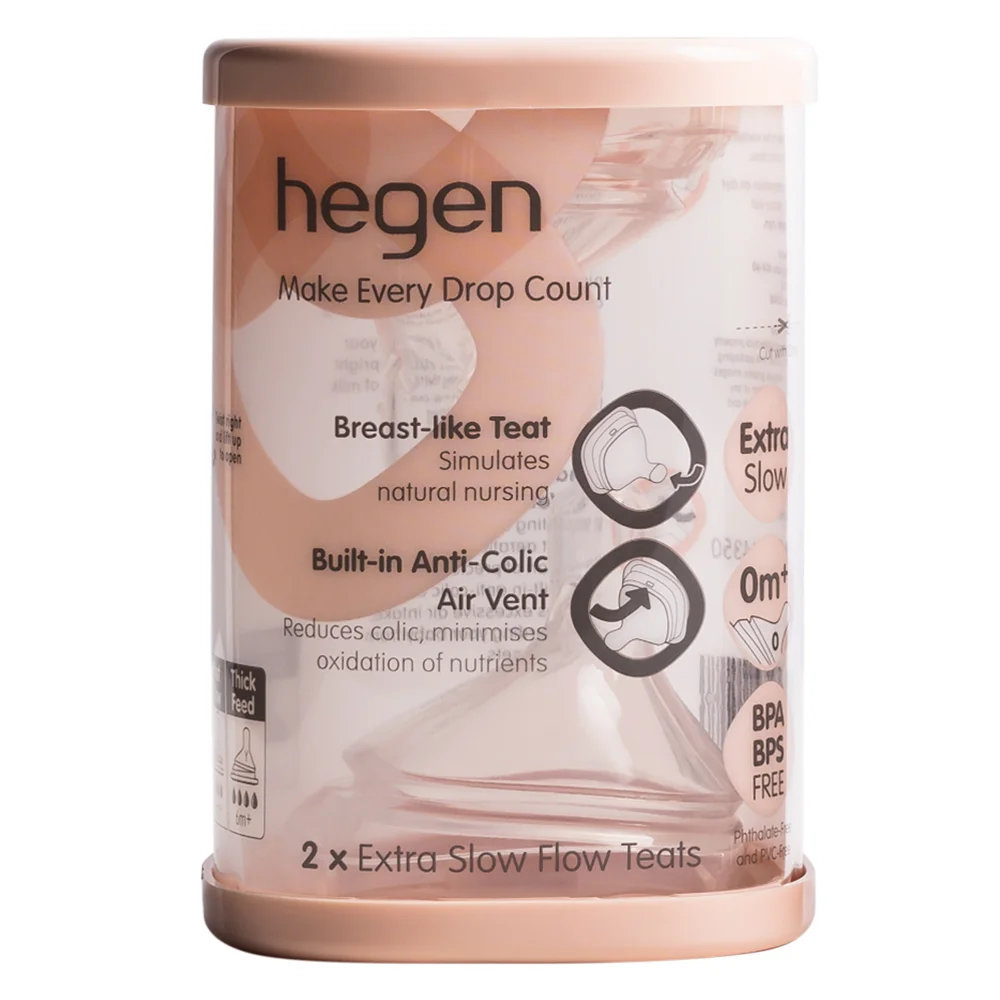 Núm ty Hegen sơ sinh (0-1M, 2 cái/hộp)