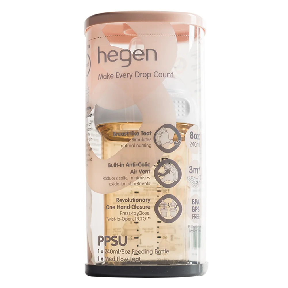 Bình sữa Hegen PPSU 240ml (3-6M)