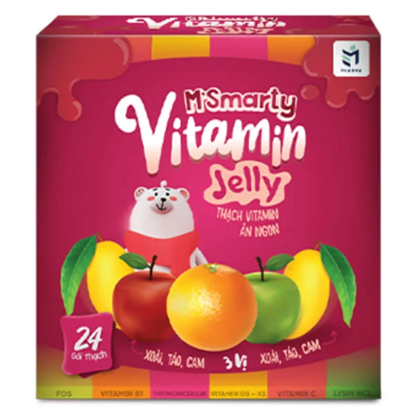 Thạch Jelly bổ sung Vitamin cho bé M