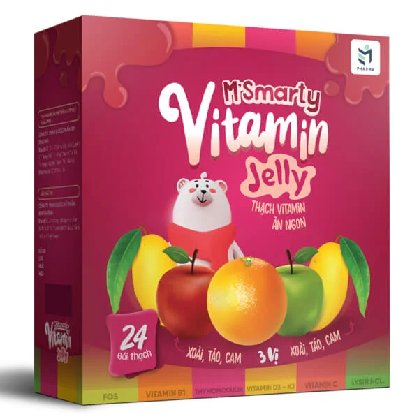 Thạch Jelly bổ sung Vitamin cho bé M