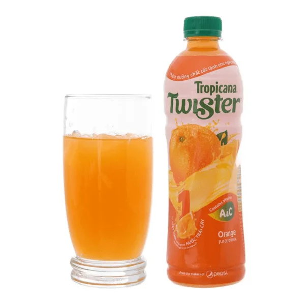 Nước cam ép Twister Tropicana 455ml