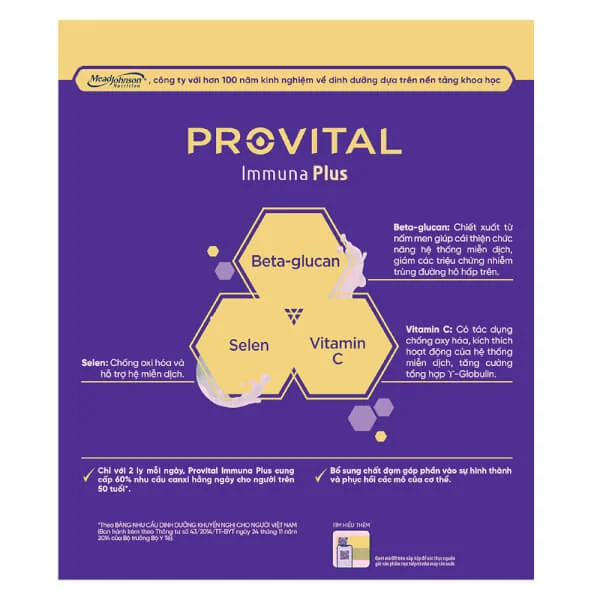 Thực phẩm bổ sung Provital Immuna Plus 960G
