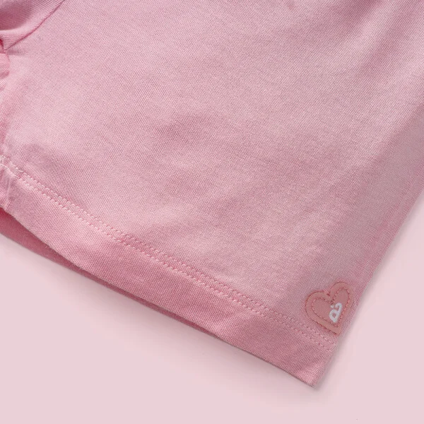 Bộ sơ sinh ngắn vải modal Animo I0122033 (0-24M,Hồng)