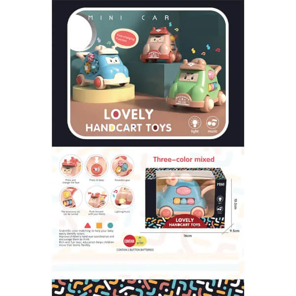 Xe trớn có tay cầm đa năng dễ thương CY329489 (Xanh dương)