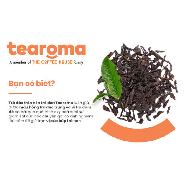 Combo 2 TRÀ TÚI LỌC ĐÀO TEAROMA HỘP 40G