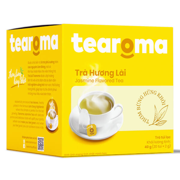 Combo 2 TRÀ TÚI LỌC LÀI TEAROMA HỘP 40G