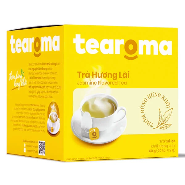 TRÀ TÚI LỌC LÀI TEAROMA HỘP 40G