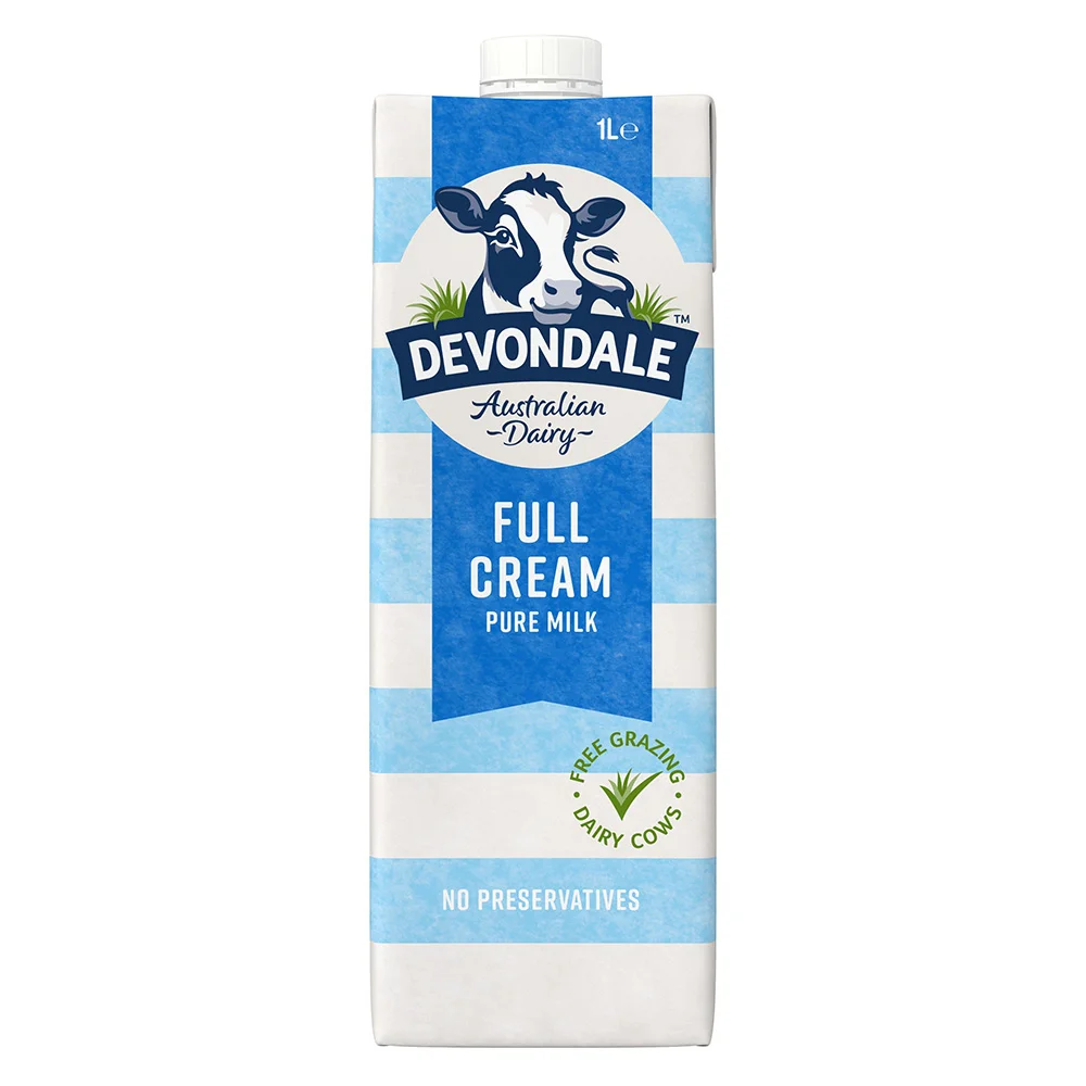 Combo 2 Sữa tươi nguyên chất tiệt trùng DEVONDALE MILK 1L