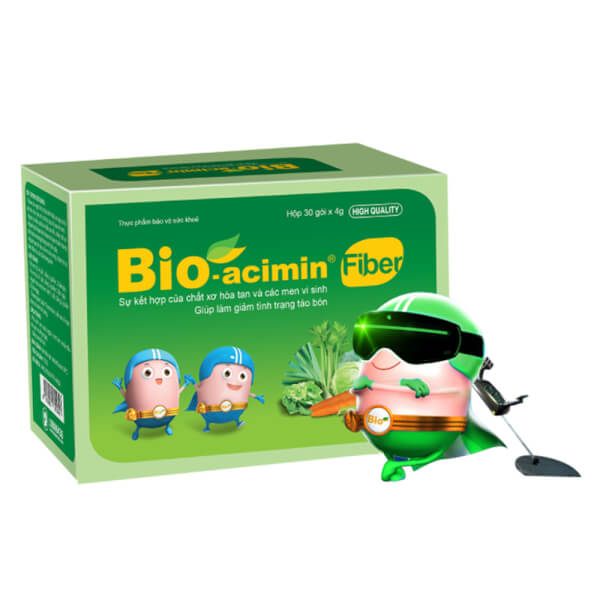 Combo 3 Cốm vi sinh Bio-acimin Fiber