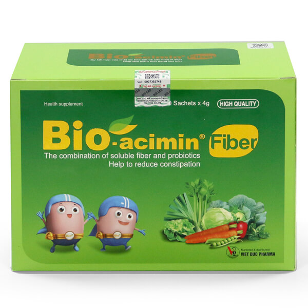 Combo 3 Cốm vi sinh Bio-acimin Fiber