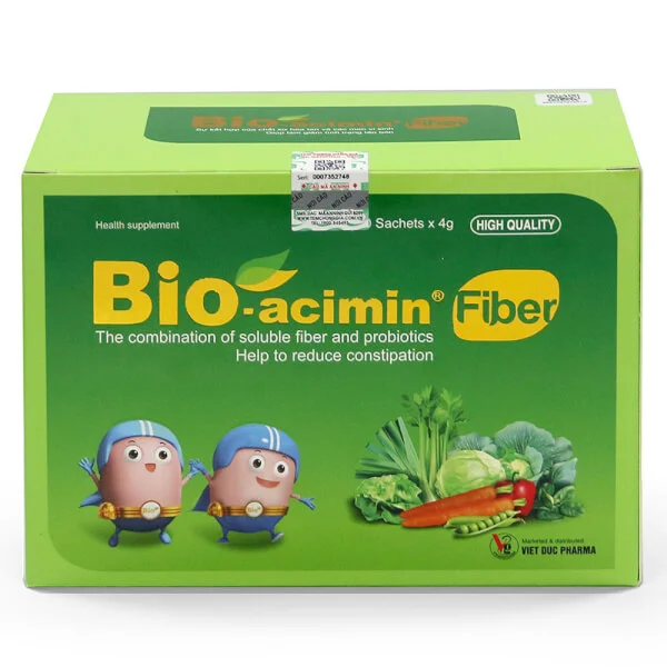 Combo 3 Cốm vi sinh Bio-acimin Fiber