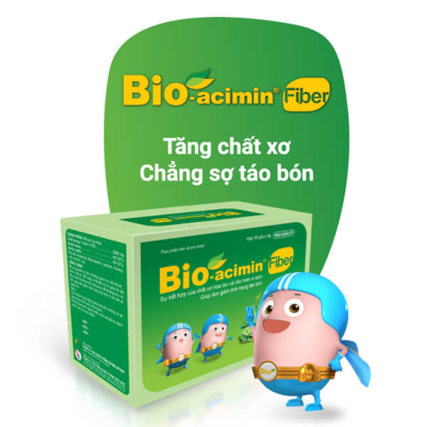 Combo 3 Cốm vi sinh Bio-acimin Fiber