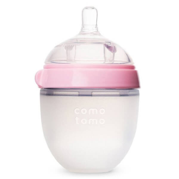 Combo 2 Bình sữa silicone Comotomo 150ml - Hồng