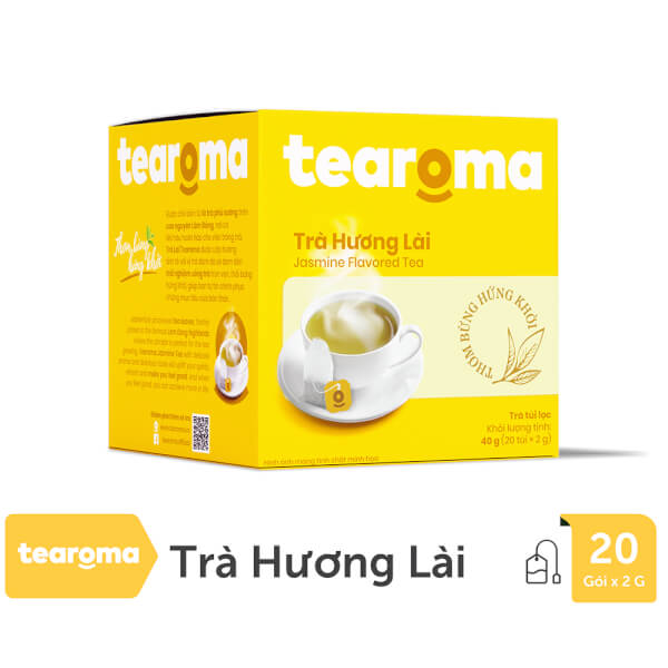 Combo 2 TRÀ TÚI LỌC LÀI TEAROMA HỘP 40G