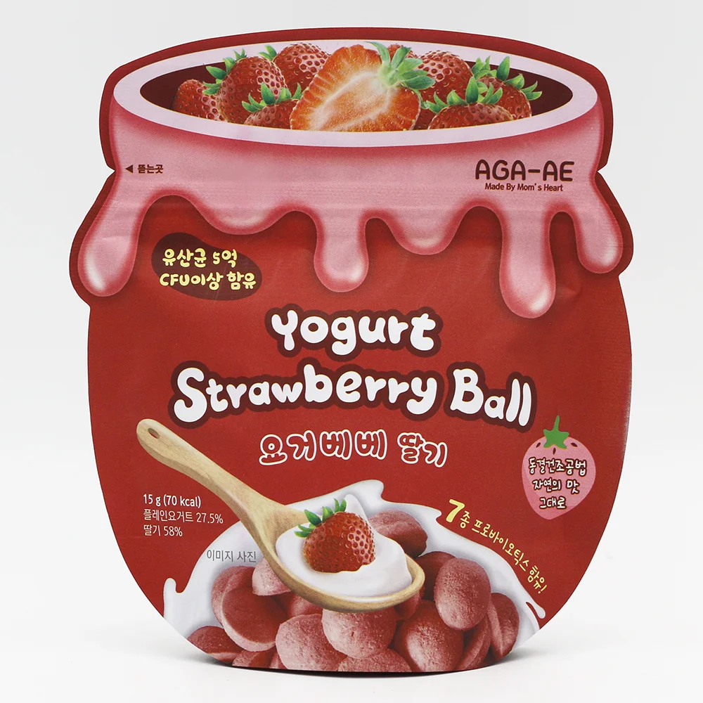 Combo 2 Snack sữa chua sấy khô AGA-AE vị dâu (20g)