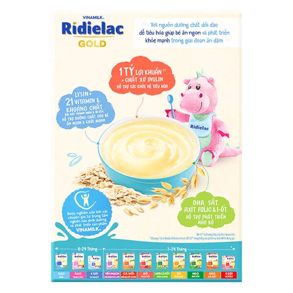 RIDIELAC GOLD Yến mạch sữa HG 200g