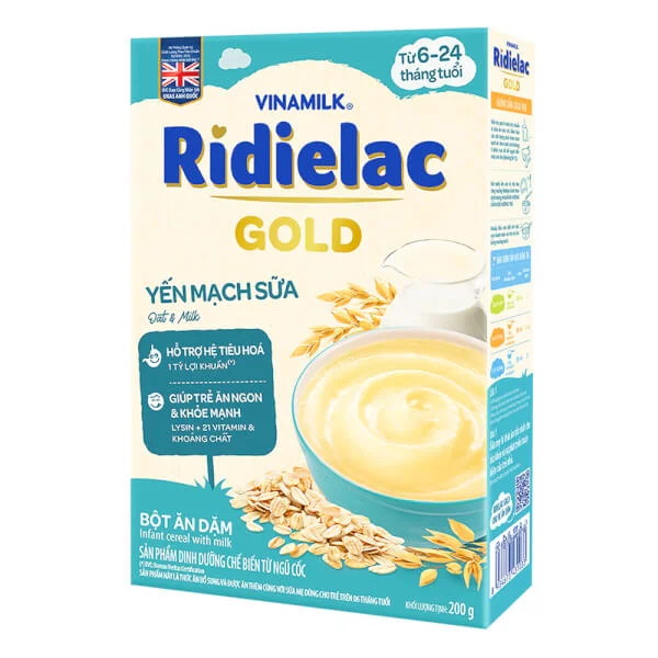 RIDIELAC GOLD Yến mạch sữa HG 200g