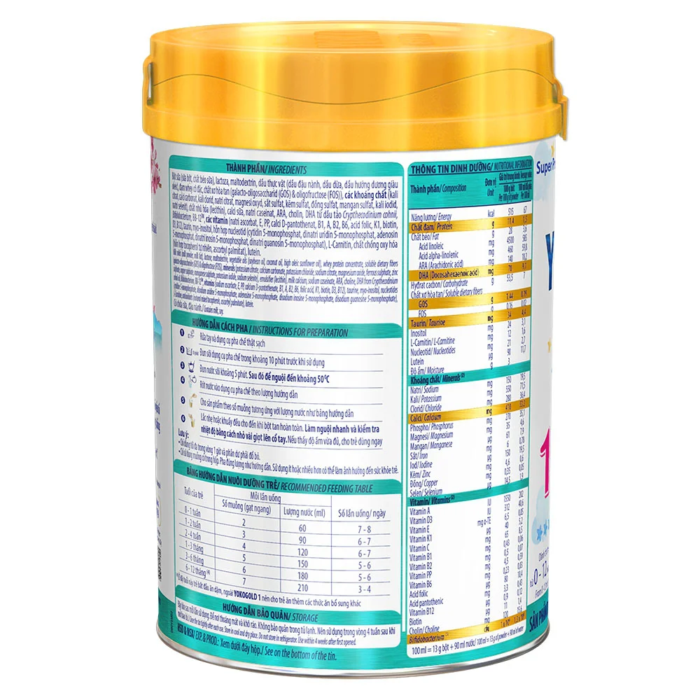 Sữa Vinamilk Yoko Gold 1 350g (0-1 tuổi)