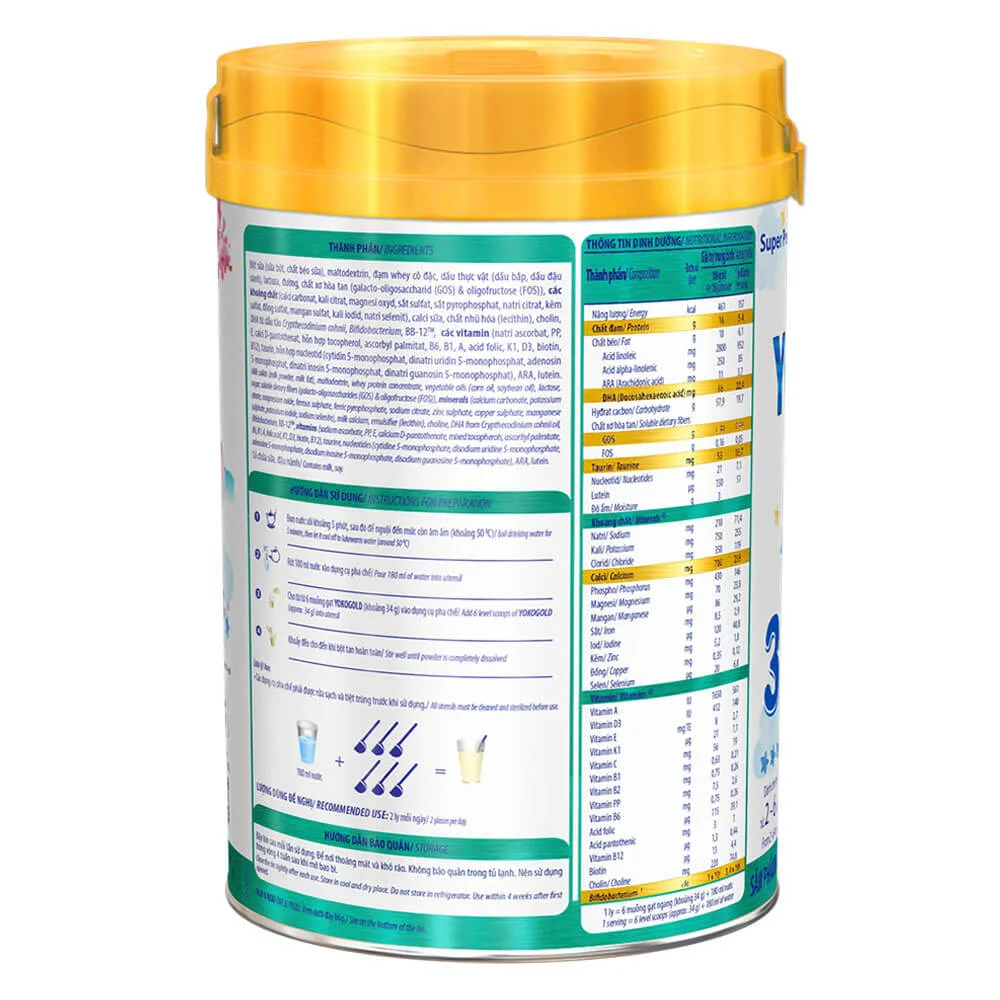 Sữa Vinamilk Yoko Gold 3 850g (2-6 tuổi)