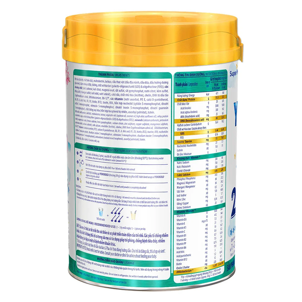 Sữa Vinamilk Yoko Gold 2 850g (1-2 tuổi)