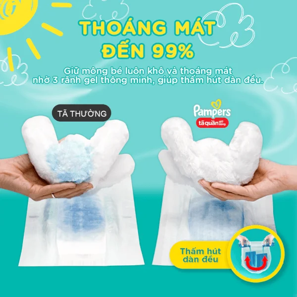 Tã quần Pampers giữ dáng Super Jumbo size L, 68 miếng (giao ngẫu nhiên)