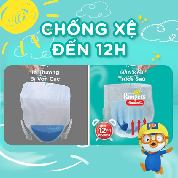 Tã quần Pampers giữ dáng Super Jumbo size L, 68 miếng (giao ngẫu nhiên)